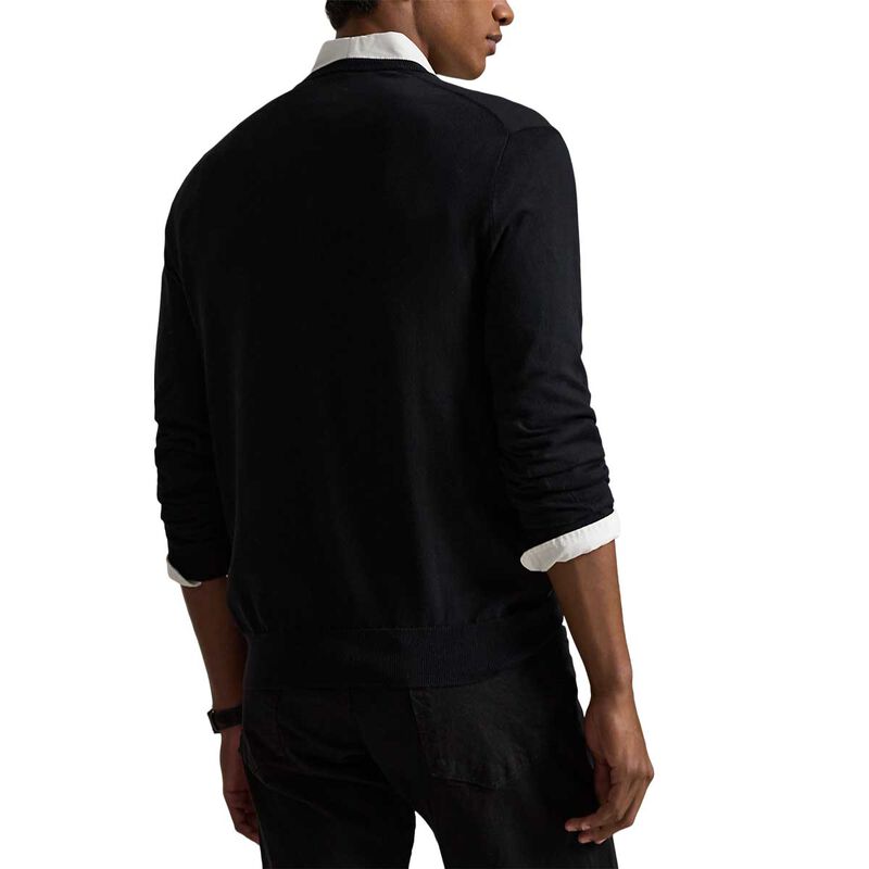 Polo Ralph Lauren Slim Fit Cotton V-Neck Sweater image number 1